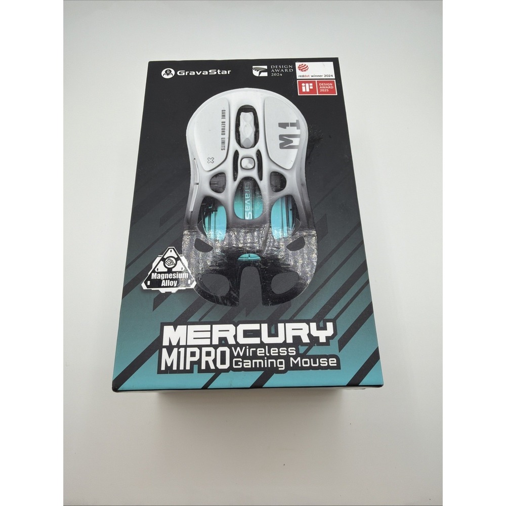GravaStar Wireless Gaming Mice Mercury M1 Pro Lightweight Magnesium